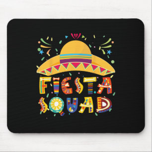 Fiesta Squad Mexico Fiesta Taco Guitar Cinco De Ma Mouse Pad