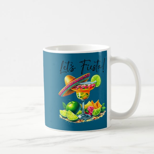 Fiesta squad san antonio texas cinco de mayo lets coffee mug (Right)