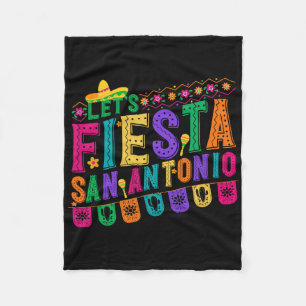 Fiesta Squad San Antonio Texas Cinco De Mayo Lets  Fleece Blanket