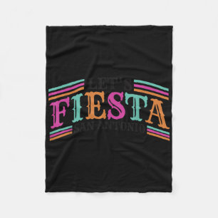 Fiesta Squad San Antonio Texas Cinco De Mayo Lets  Fleece Blanket