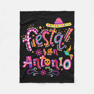 Fiesta Squad San Antonio Texas Cinco De Mayo Lets  Fleece Blanket
