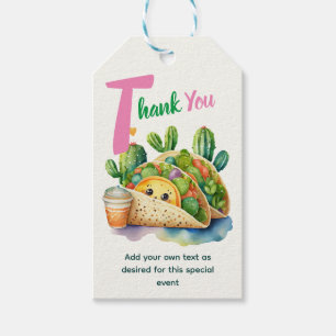 Fiesta Taco 'bout Baby Shower Cute Fun Modern Gift Tags