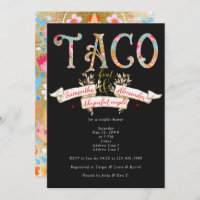 Fiesta Taco Bout Love Perfect Couple Couple Shower