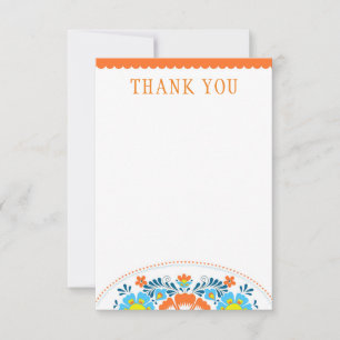 Fiesta Thank You Note Card