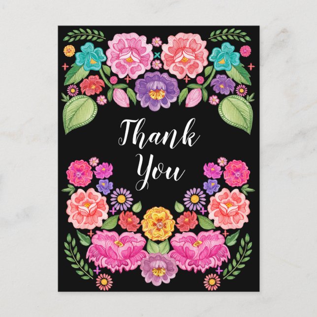 Fiesta Thank You Postcard (Front)