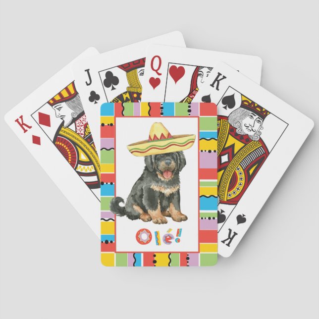 Fiesta Tibetan Mastiff Playing Cards (Back)