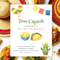Fiesta Time Capsule 1st birthday