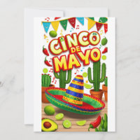 Fiesta Time Mexican Postcard