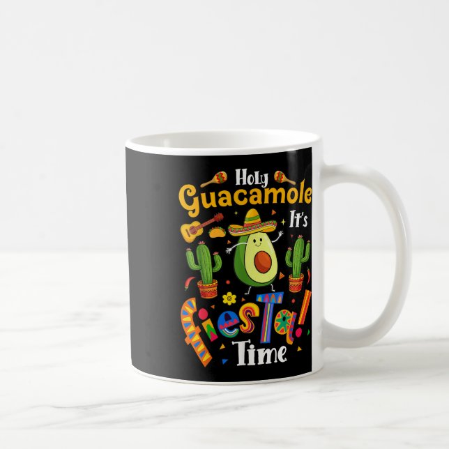 Fiesta Time Tacos Mexican Party Lets Fiesta Cinco  Coffee Mug (Right)