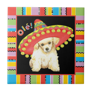 Fiesta Toy Poodle Tile