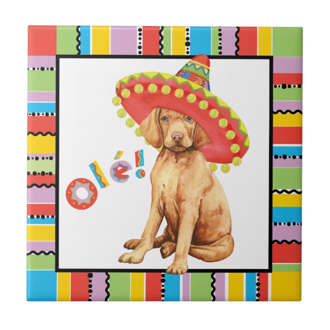 Fiesta Vizsla Tile (Front)
