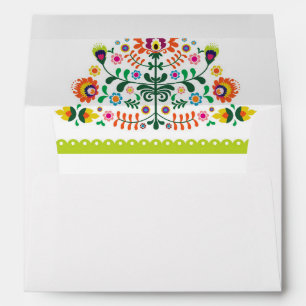 Fiesta Wedding Invitation Mexican Envelopes