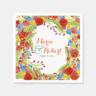 Fiesta Wedding Napkin