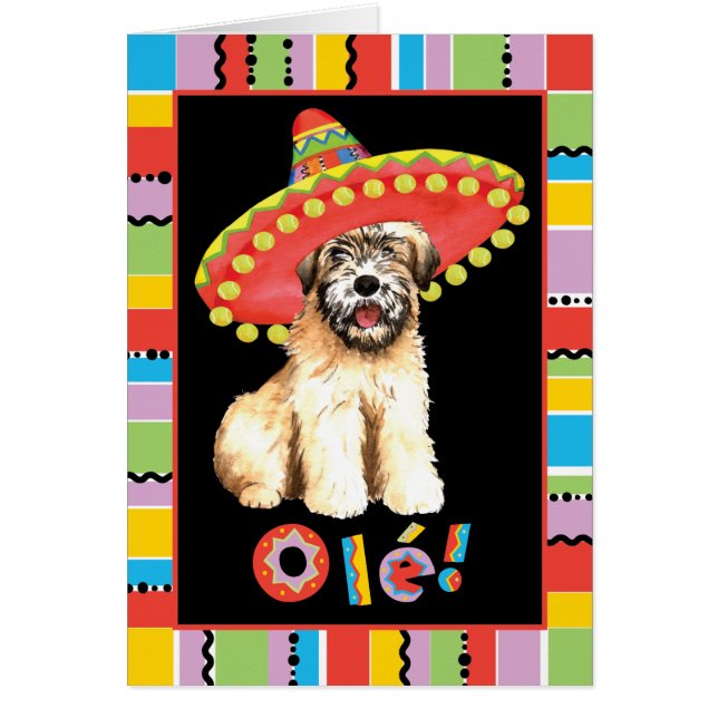 Fiesta Wheaten Greeting Card (Front)