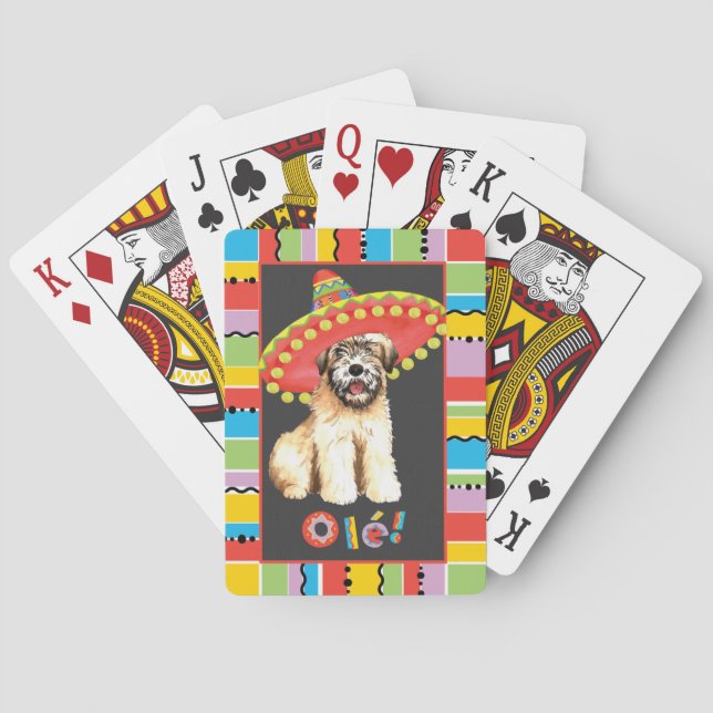 Fiesta Wheaten Playing Cards (Back)