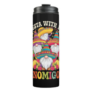 Fiesta With My Gnomigos Gnome Cinco De Mayo Thermal Tumbler