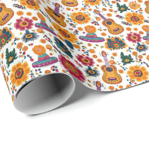Fiesta Wrap Royale Wrapping Paper