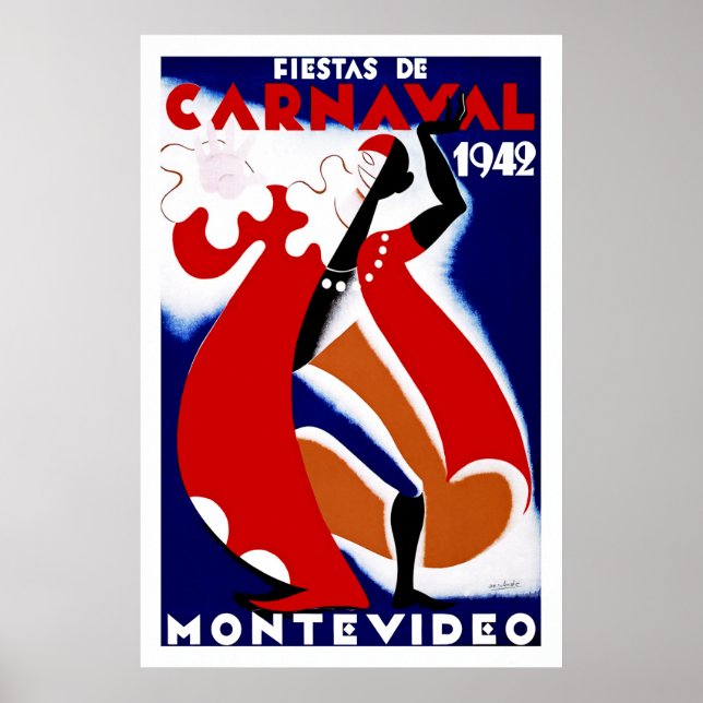 Fiestas de Carnaval ~ Montevideo Poster (Front)