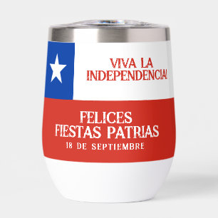 Fiestas Patrias Independence Day Chile Flag