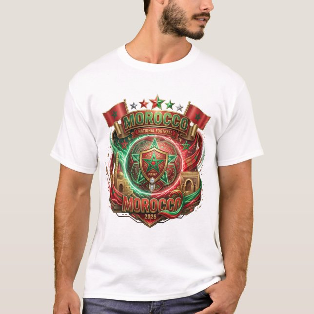 FIFA World Cup 2026 - Morocco T-Shirt (Front)