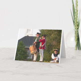 Fife & Drum over the Fort Card