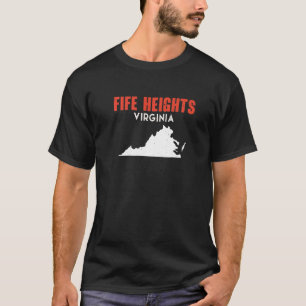 Fife Heights Washington USA State America Travel W T-Shirt
