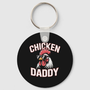 Fife Life Chicken Daddy Raising Farm Chickens  Key Ring