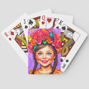FIFI ~ EASTER BONNET ~ Cute Girl Birds ~ Playing Cards