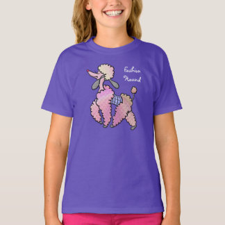Fifi Poodle - French Fashion Hound (Personalise) T-Shirt