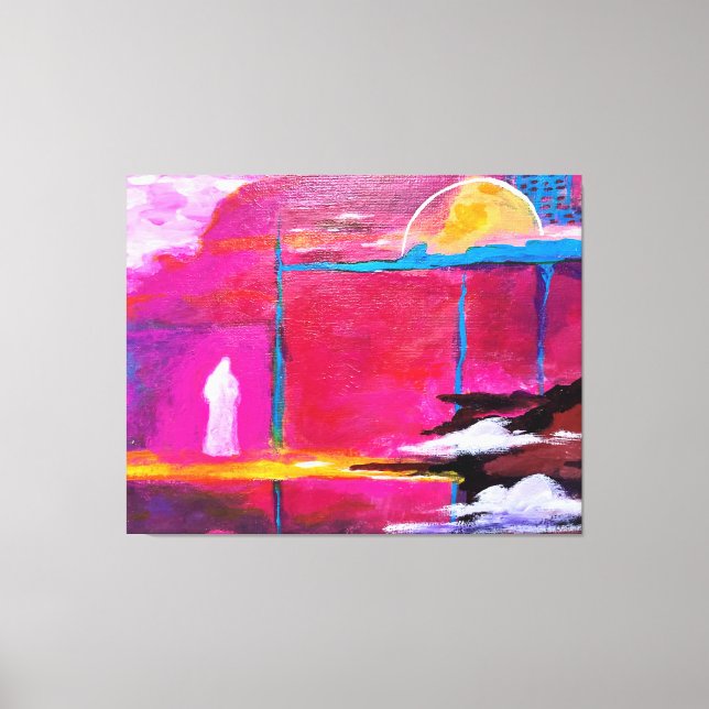 Fifteen Minutes Canvas Print (Front)