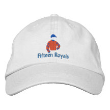Fifteen Royals racing partnership  cap design