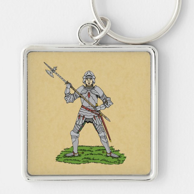 Fifteenth Century English Knight Key Ring (Front)