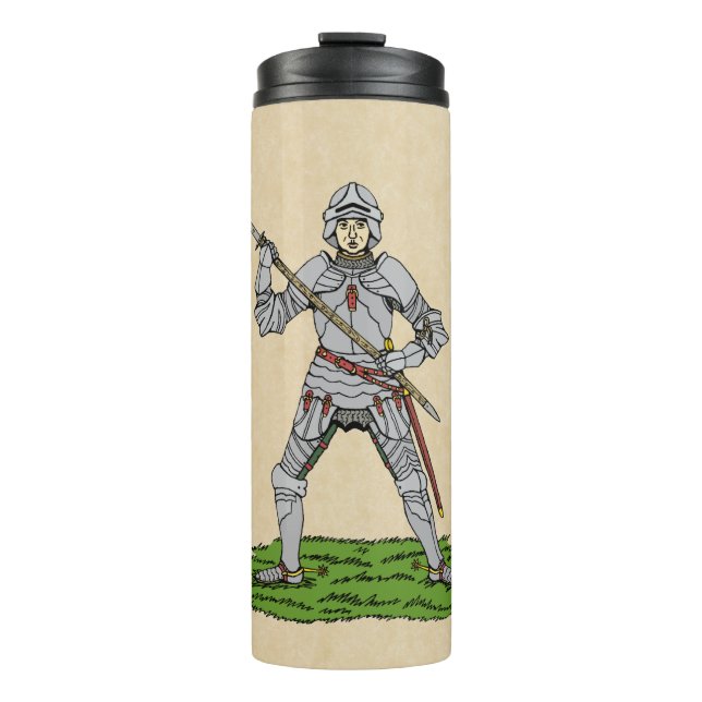 Fifteenth Century English Knight Thermal Tumbler (Front)