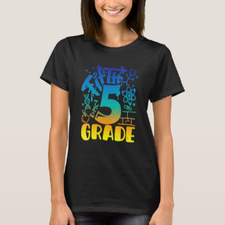 Fifth 5th Grade First Day Of School Back To School T-Shirt