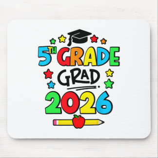 Fifth 5th Grade Grad 2026 Elementary School Gradua Mouse Pad