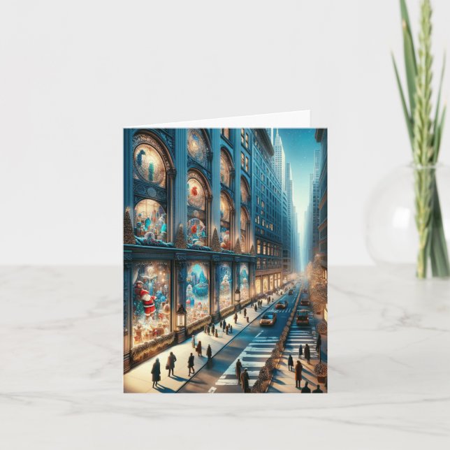 Fifth Avenue Holiday Card. Christmas. (Front)