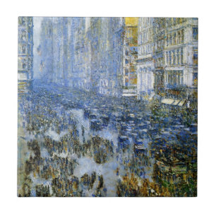 Fifth Avenue in Winter (New York City) (NYC, USA) Tile
