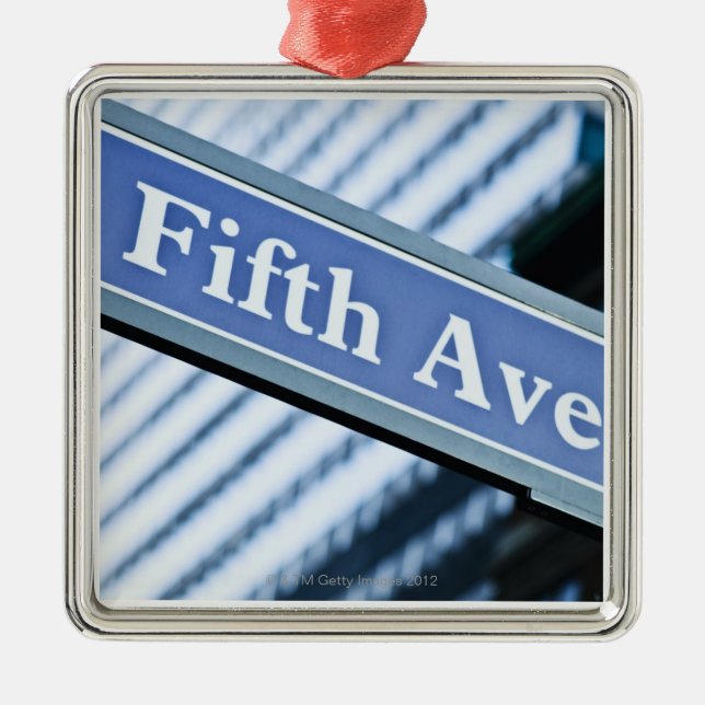 Fifth Avenue Metal Tree Decoration (Front)