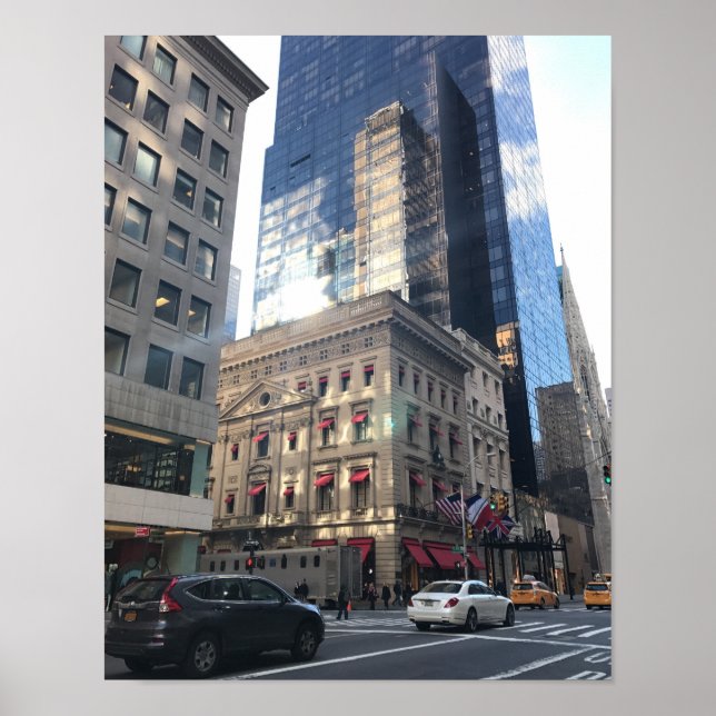 Fifth Avenue New York City NYC Department Store Poster (Front)