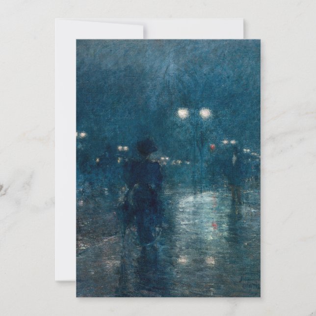 Fifth Avenue Nocturne | Childe Hassam (Front)