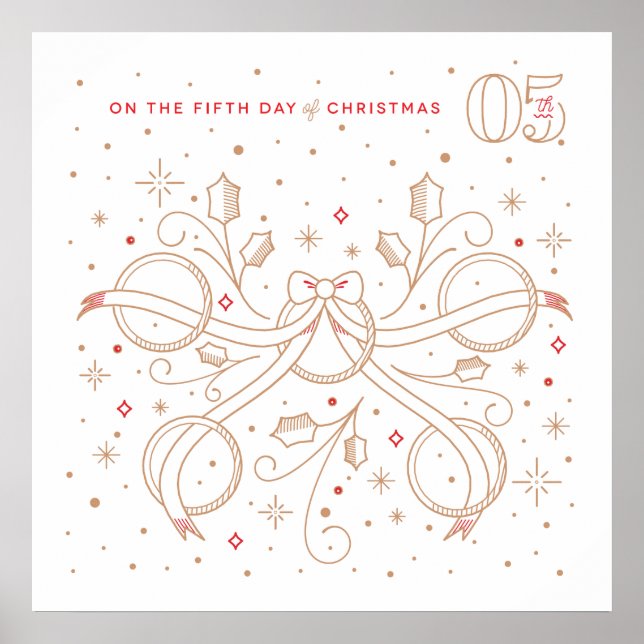 Fifth Day of Christmas Poster 24x24 (Front)