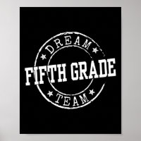 Fifth Grade Dream Team 5th Grade Gifts For Teacher