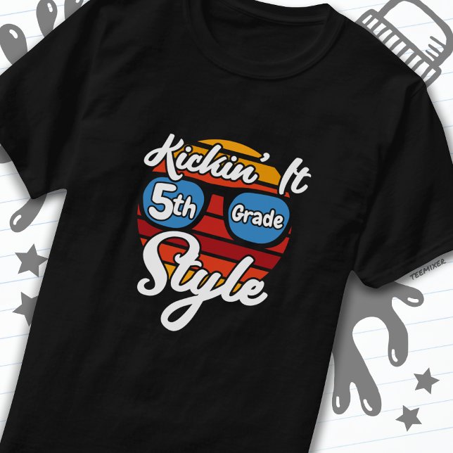 Fifth Grade First Day 5th Grade Back To School T-Shirt (Creator Uploaded)