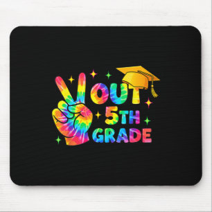 Fifth Grade Graduation 5th Grade Tie Dye Last Day Mouse Pad