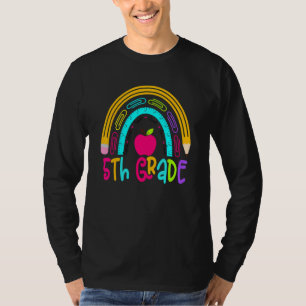 Fifth Grade Rainbow Team 5th Grade First Day Back  T-Shirt