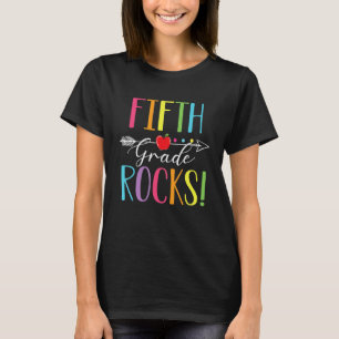 Fifth Grade Rocks 4th Teacher Student Team School T-Shirt