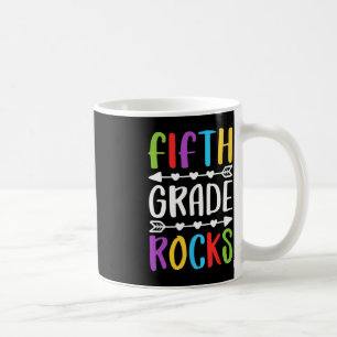 Fifth Grade Rocks  5th Grade Back To School   Coffee Mug