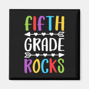 Fifth Grade Rocks 5th Grade Back To School Magnet