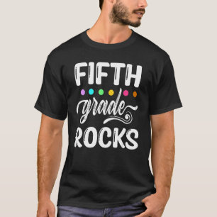 Fifth Grade Rocks Team 5th Grade Teacher Kids Boy T-Shirt