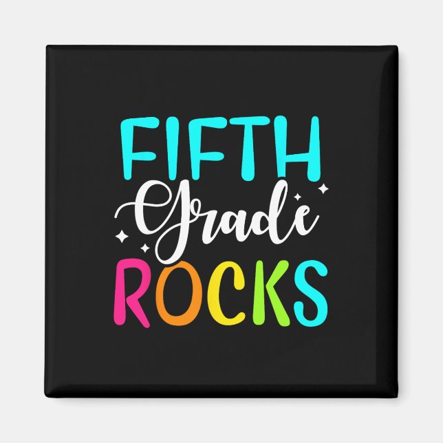 Fifth Grade Rocks  Team 5th Grade Teacher  Magnet (Front)